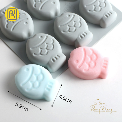 Khuôn silicon con cá