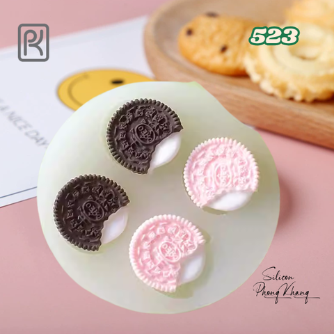 Khuôn silicon bánh oreo
