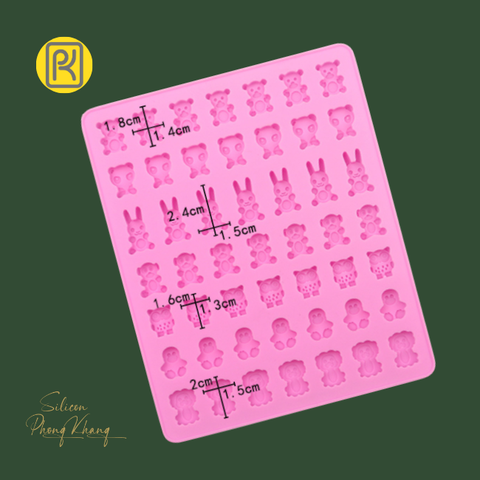 Khuôn silicon kẹo dẻo