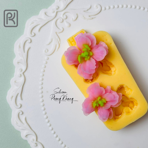 Khuôn silicon 2 hoa phi yến