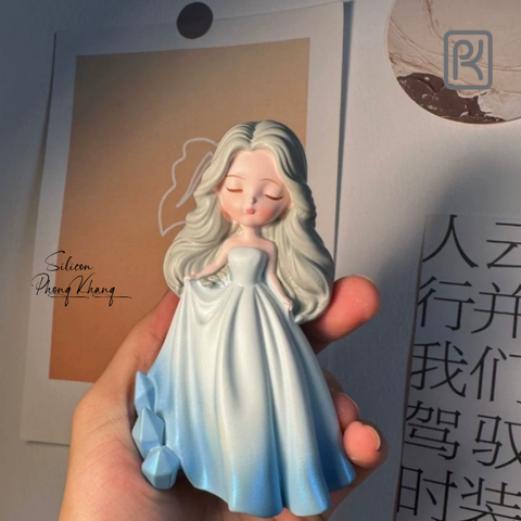 Khuôn silicon công chúa băng giá