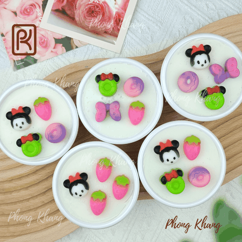Khuôn silicon làm rau câu hình chuột Minne