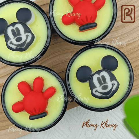 Khuôn silicon Phong Khang làm rau câu hình Mickey