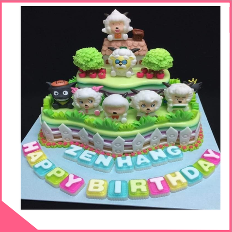 Khuôn silicon 3d làm rau câu đám cỏ