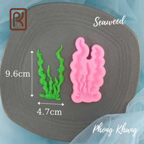 [Ảnh thực] Khuôn silicon 3d Phong Khang làm rau câu hình rong biển nhỏ