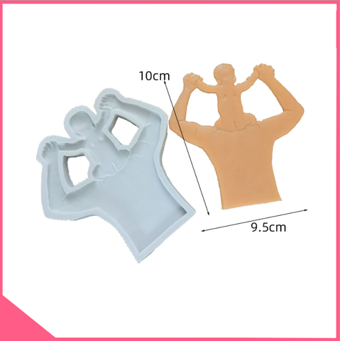 Khuôn silicon 3d làm rau câu hình ba ôm con