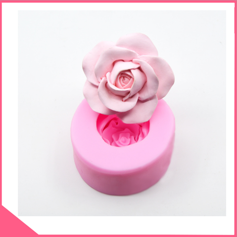 Khuôn silicon 4d hình hoa hồng