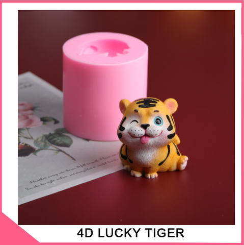 Khuôn silicon 4d hình con cọp