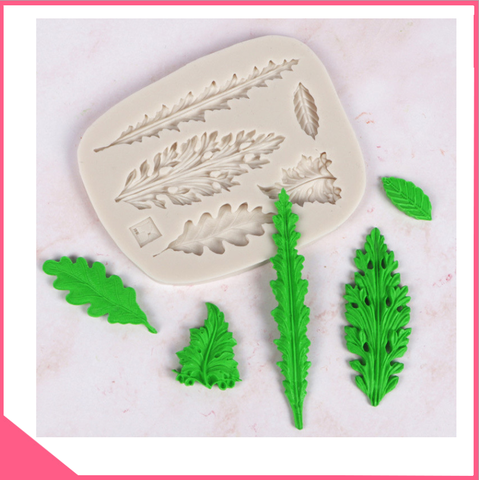 Khuôn silicon 3d🌿 hàng loại 1 🌿 làm rau câu chiếc lá