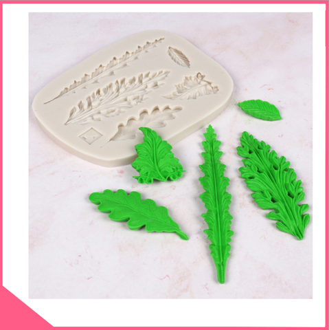 Khuôn silicon 3d🌿 hàng loại 1 🌿 làm rau câu chiếc lá