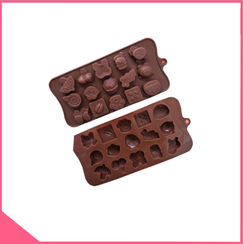 Khuôn silicon làm rau câu và socola nhiều hình kiểu