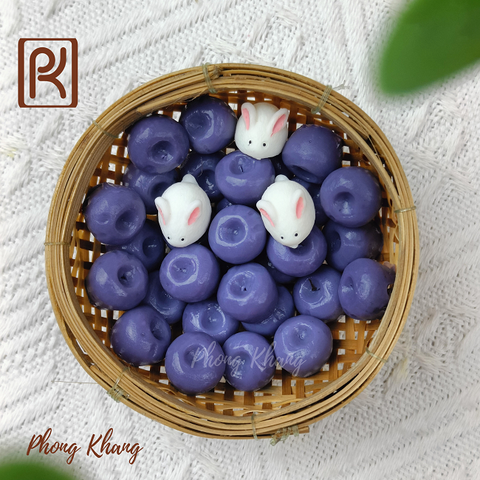 Khuôn silicon 4d trái việt quất