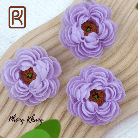 Khuôn silicon 4d hoa mẫu đơn