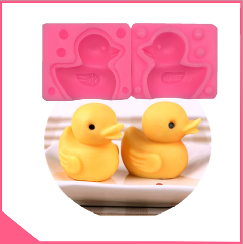 Khuôn silicon 4d hình vịt con