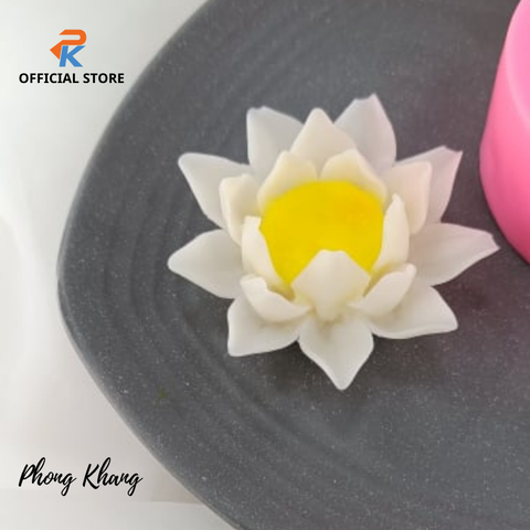 Khuôn silicon 4d hoa sen