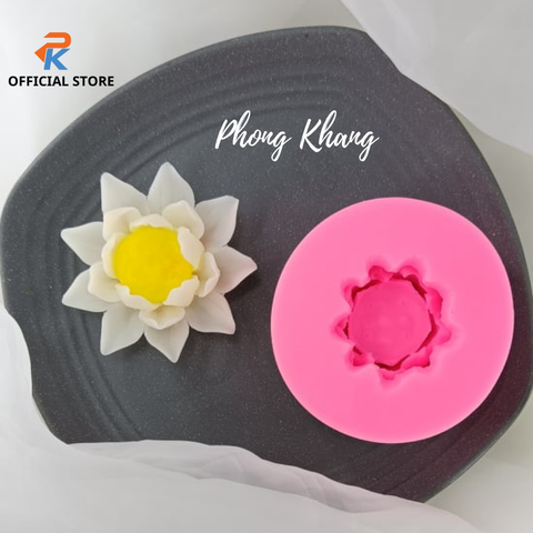 Khuôn silicon 4d hoa sen