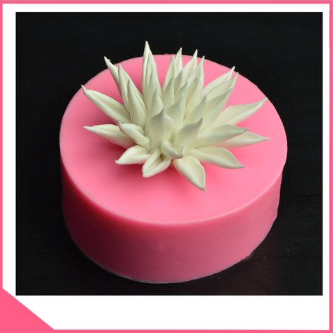 Khuôn silicon 4d làm rau câu hoa súng