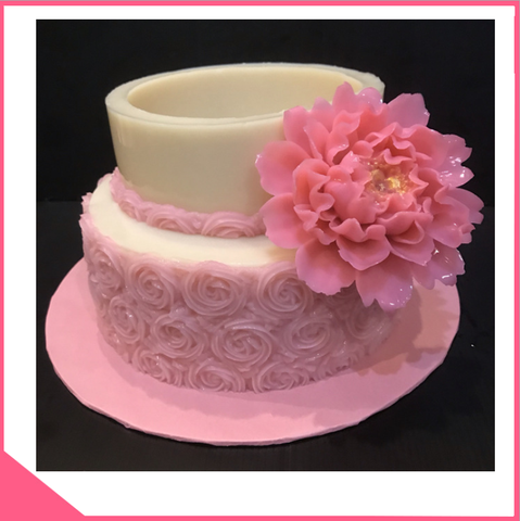 Khuôn silicon 4d làm rau câu hoa mẫu đơn cực đại