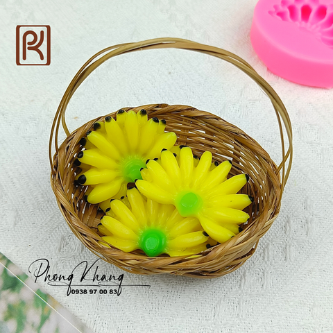 Khuôn silicon 4d làm rau câu hình nải chuối