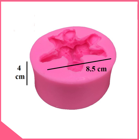 Khuôn silicon 4d  làm chùm hoa tú cầu