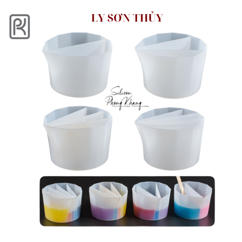 Ly silicon rau câu sơn thủy 5 ngăn