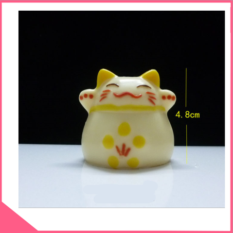 Khuôn silicon 4d làm rau câu hình mèo thần tài