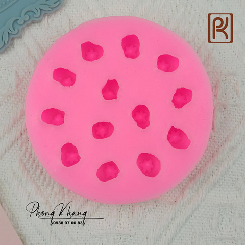 Khuôn silicon hình trái việt quất nhỏ