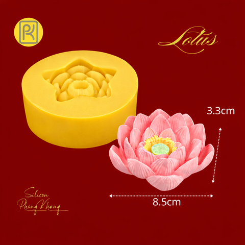 Khuôn silicon hoa sen
