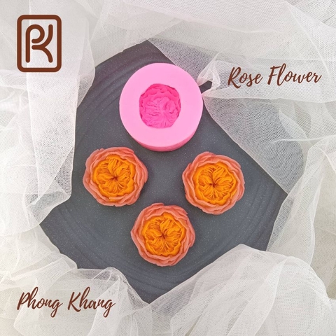 [Ảnh thực tế] Khuôn silicon 4d Phong Khang làm rau câu hoa hồng leo Pháp