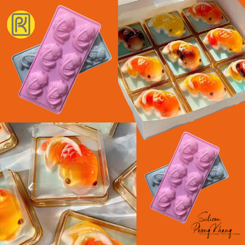 Khuôn rau câu con cá