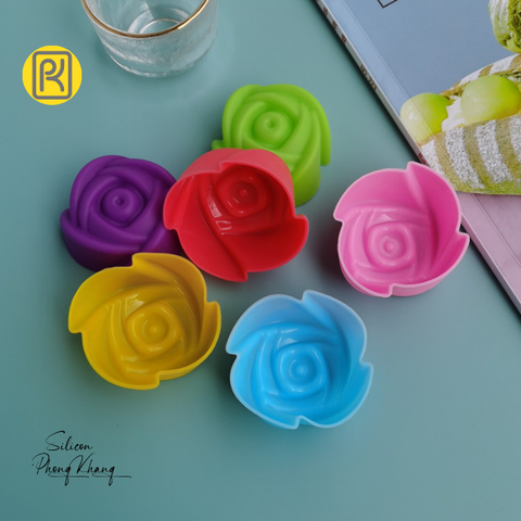 Combo 10 khuôn silicon hoa hồng