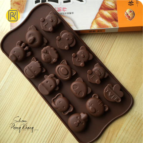 Khuôn silicon hình gấu
