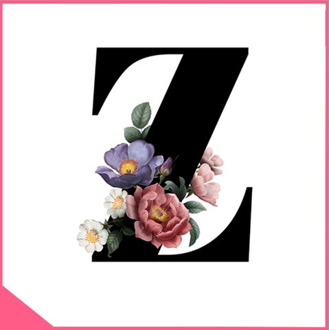 Mica chữ rau câu alphabet - chữ Z