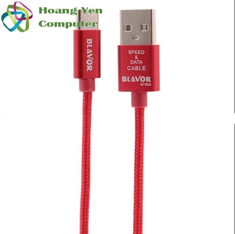 Cáp Sạc Nhanh Blavor TYPE C Cho Android Chính Hãng - BH 1 năm 1 đổi 1 - Hoàng Yến Computer