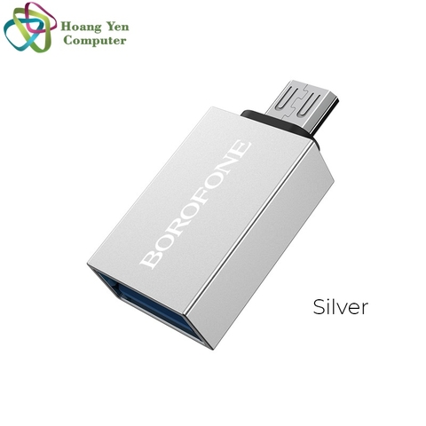 Đầu Chuyển OTG USB 3.0 Borofone BV2 BV3 (Cổng MICRO USB Hoặc TYPE C) - BH 12 tháng 1 đổi 1