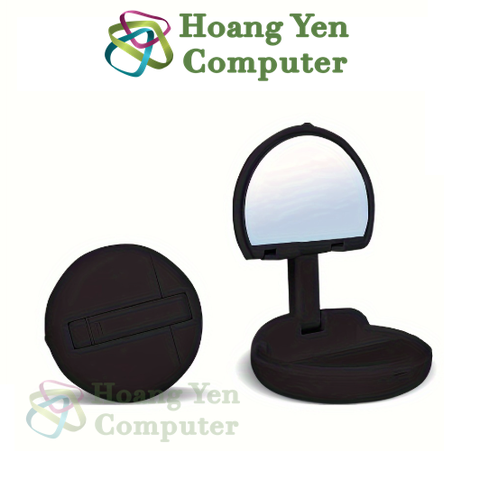 Giá Đỡ Điện Thoại Kiêm Gương Soi Mini - Gấp Gọn Tiện Lợi - Hoàng Yến Computer