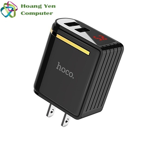 Cốc Sạc Mini 2 Cổng Hoco C39 2.0A - BH 1 Năm Chính Hãng