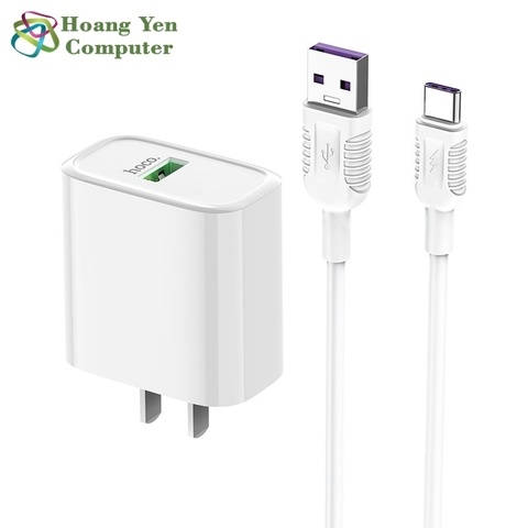 [CÁP TYPE C] Bộ Sạc Nhanh Hoco C69 22.5W Sạc Nhanh QC3.0, VOOC, DASH, SUPER CHARGE - BH 1 Năm Chính Hãng