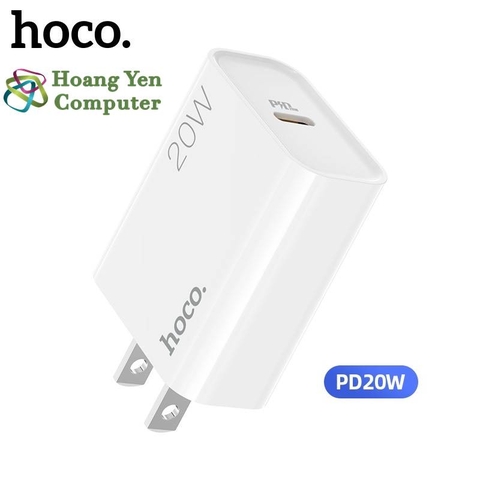 Cốc Sạc Nhanh 20W Hoco HK29 (Cổng TYPE C, PD20W) - BH 6 Tháng Chính Hãng - Hoàng Yến Computer