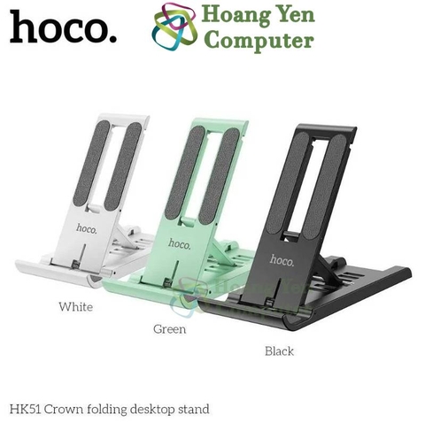 Giá Đỡ Điện Thoại Hoco HK51, Có Thể Gấp Gọn, 6 Mức Độ Điều Chỉnh - Chính Hãng Phân Phối - Hoàng Yến Computer