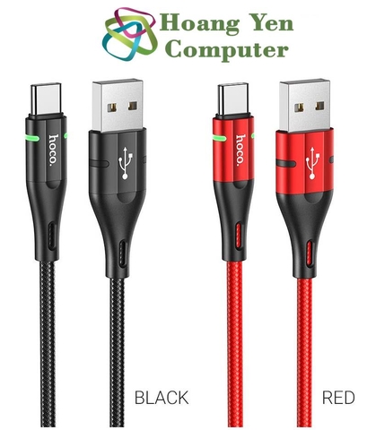 Cáp Sạc Nhanh TYPE C Hoco U93 Hổ Trợ Sạc Nhanh QC2.0 18W - BH 6 Tháng 1 Đổi 1 (MÀU SẮC NGẪU NHIÊN)