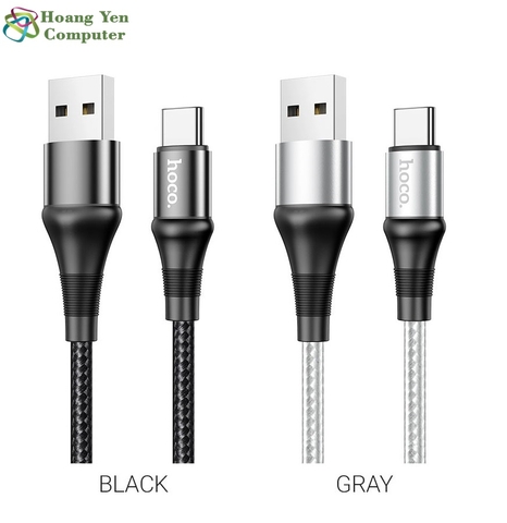 Cáp Sạc Nhanh TYPE C Hoco X50 Dây Dù Chông Đứt cho ANDROID dài 1M - BH 6 tháng 1 đổi 1 (MÀU SẮC NGẪU NHIÊN)
