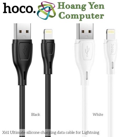 [1M] Cáp Sạc TYPE C Hoco X61 Dây Silicon Mềm Dẻo Chống Cháy Dài 1M - BH 6 Tháng