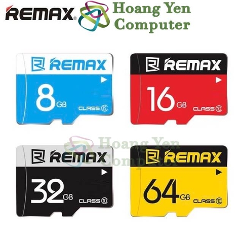 Thẻ Nhớ MICRO SD Remax Class 10 Chống Nước - Dung Lượng 8GB / 16GB / 32GB / 64GB / 128G - BH 5 Năm - Hoàng Yến Computer