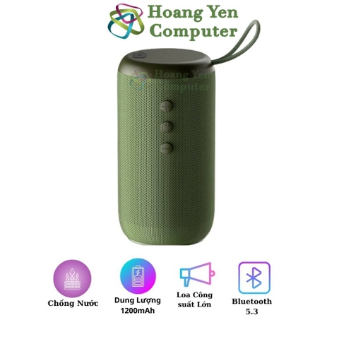 Loa Bluetooth Remax RB-M62 V5.3 Chống Nước, Tích Hợp Móc Treo - BH 1 Năm - Hoàng Yến Computer
