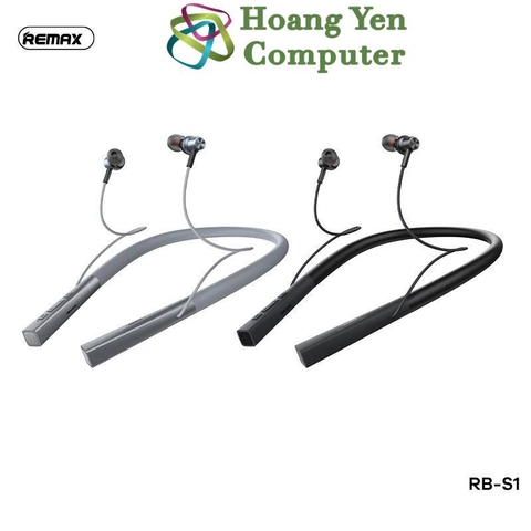 Tai Nghe Bluetooth Thể Thao Remax RB-S1 V5.1, Pin Trâu, Chất Âm Tốt - BH 12 Tháng - Hoàng Yến Computer