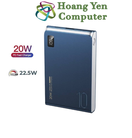 Sạc Dự Phòng Remax RPP-178 10000Mah (Sạc Nhanh QC3.0 18W, 22.5W, PD20W, VOOC 2.0) - BH 1 Năm - Hoàng Yến Computer