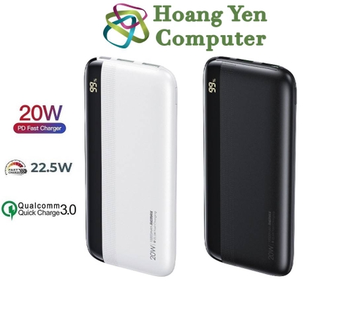 Sạc Dự Phòng Remax RPP-293 10000Mah (Sạc Nhanh QC3.0 18W, 22.5W, PD20W, VOOC 2.0) - BH 1 Năm - Hoàng Yến Computer
