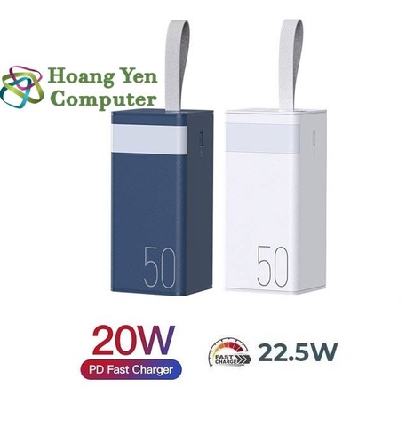 Sạc Dự Phòng Remax RPP-321 50000Mah (Sạc Nhanh QC3.0 18W, 22.5W, PD20W, VOOC 2.0) - BH 1 Năm - Hoàng Yến Computer