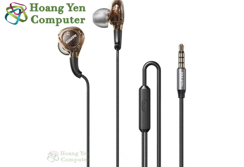 Tai Nghe Có Dây Remax RM-670 Jack Cắm 3.5mm, Có Micro Đàm Thoại - Chính Hãng - Hoàng Yến Computer